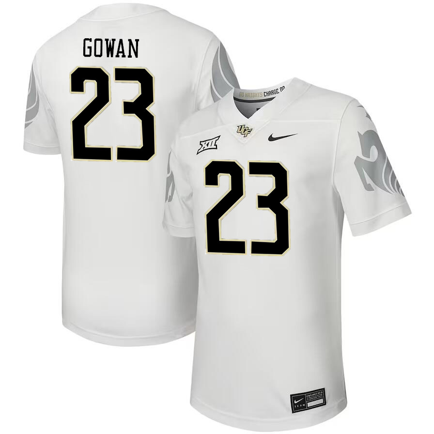 #23 Tay Gowan UCF Knights Jerseys Football Stitched-White - Click Image to Close